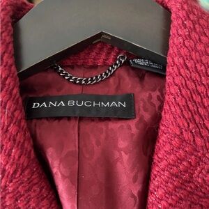 Dana Buchman Burgundy Textured Jacket